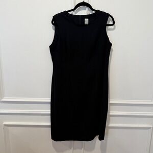 Perceptions Black Sleeveless‎ Sheath Dress Size 12
